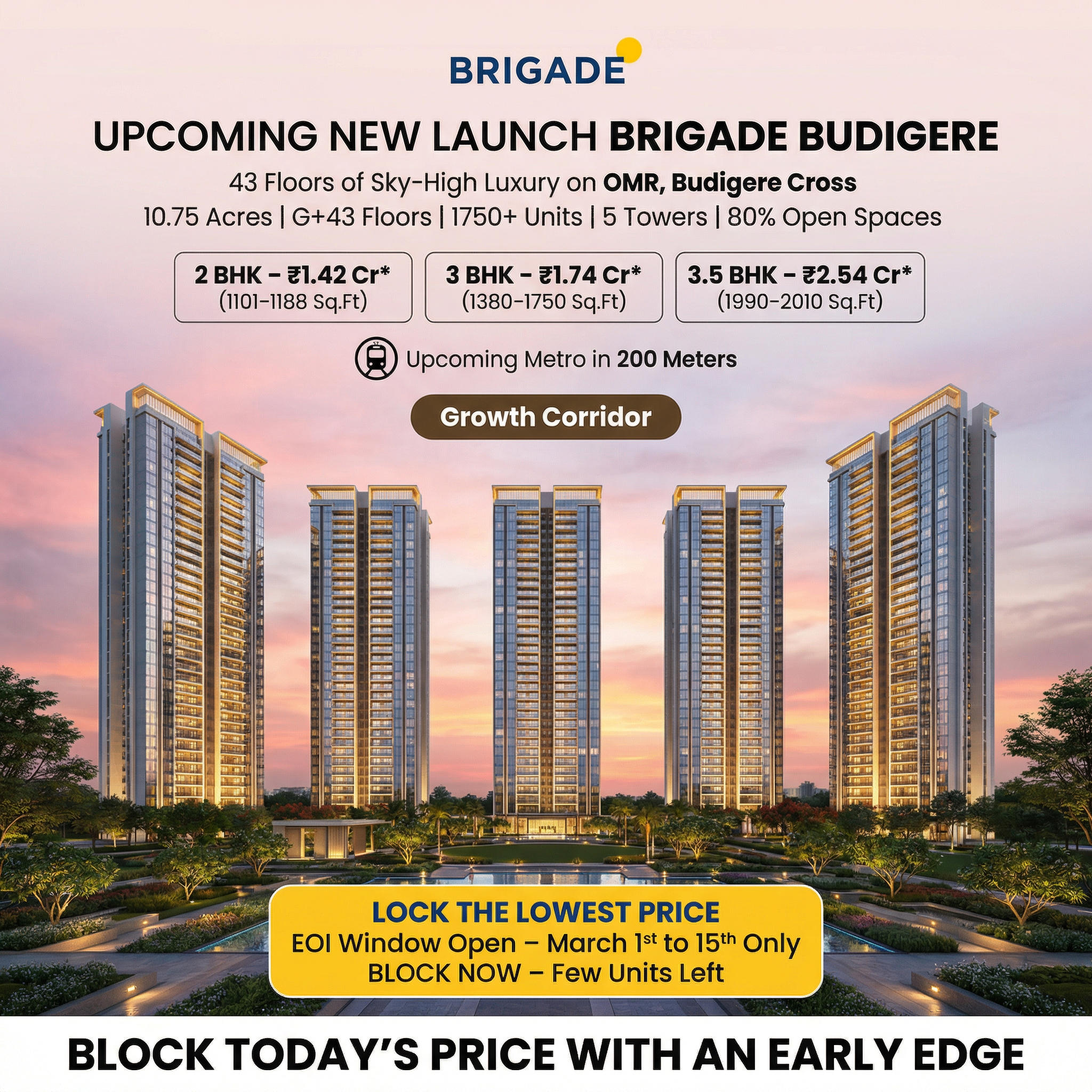 Luxury Real Estate Instagram Ad with Growth Corridor